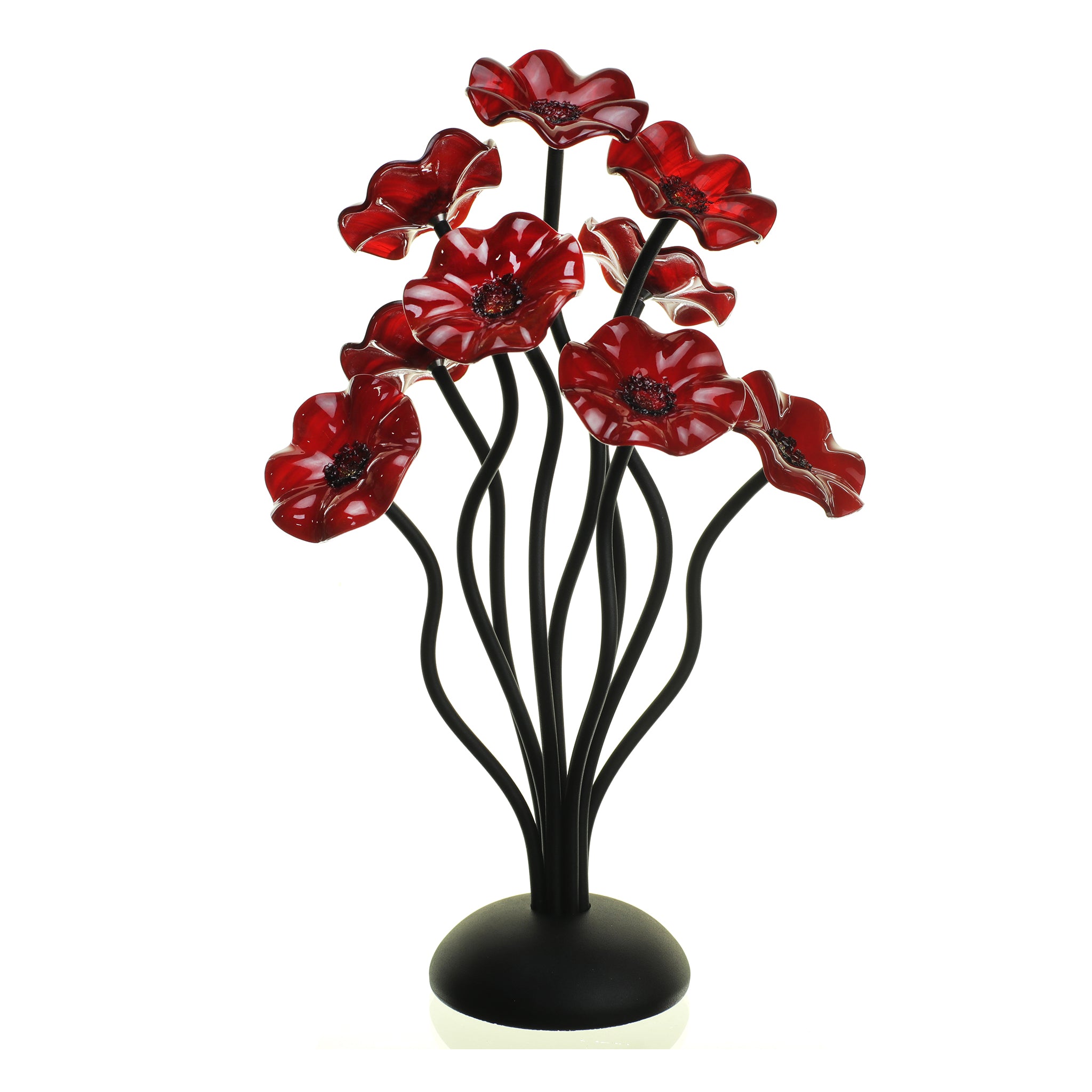 9 flower All Red
