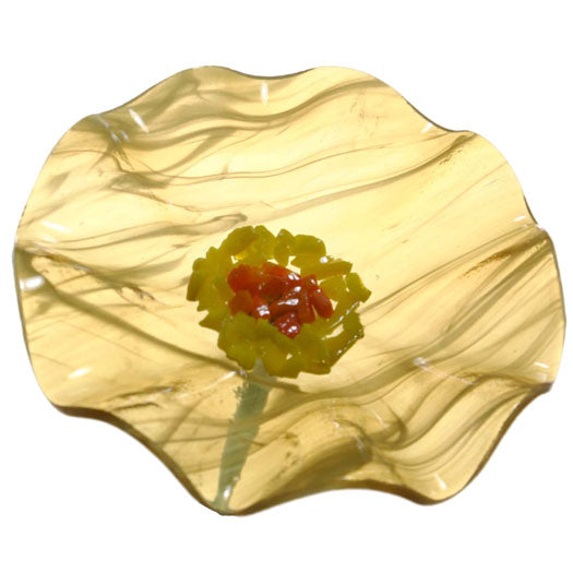 Butterscotch Replacement Flower - Glass Flowers by Scott Johnson