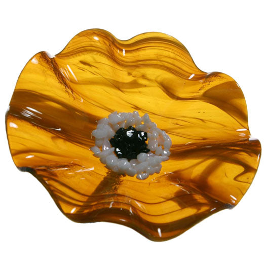 Caramel Replacement Flower - Glass Flowers by Scott Johnson