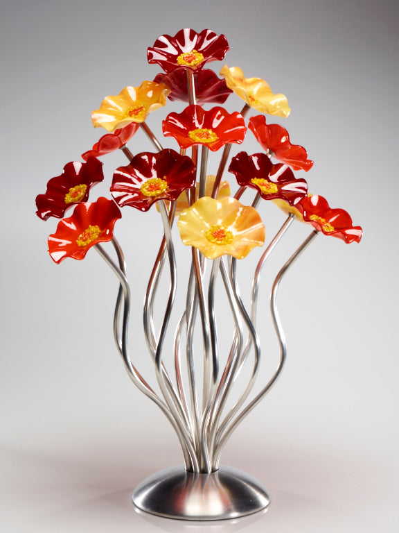 15 flower tree Autumn - Glass Flowers by Scott Johnson