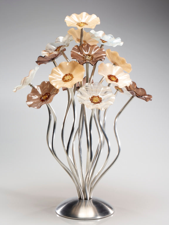 15 flower tree Lincolnshire - Glass Flowers by Scott Johnson
