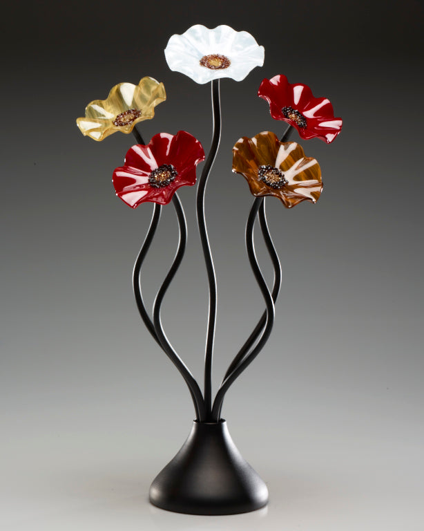5 Flower Marilyn - Glass Flowers by Scott Johnson