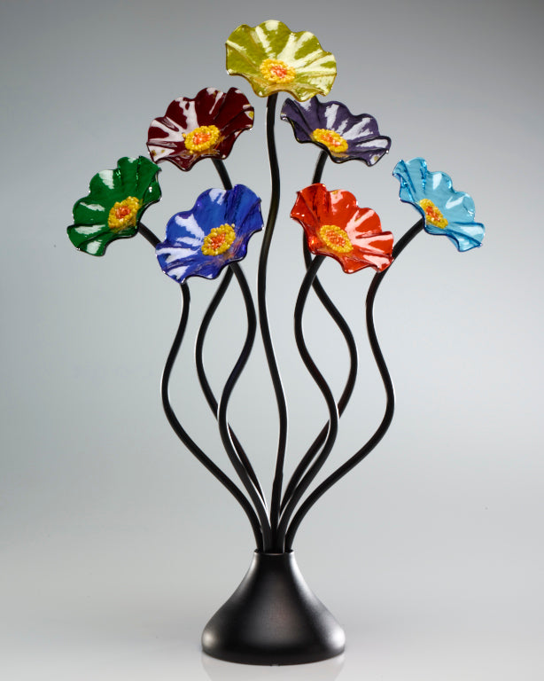 7 Flower Prism - Glass Flowers by Scott Johnson