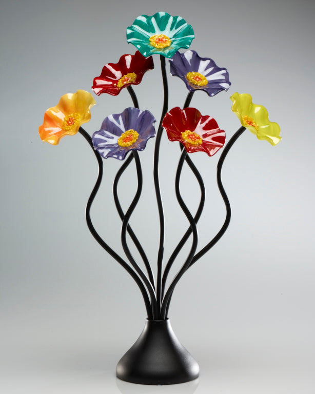 7 Flower Surprise - Glass Flowers by Scott Johnson