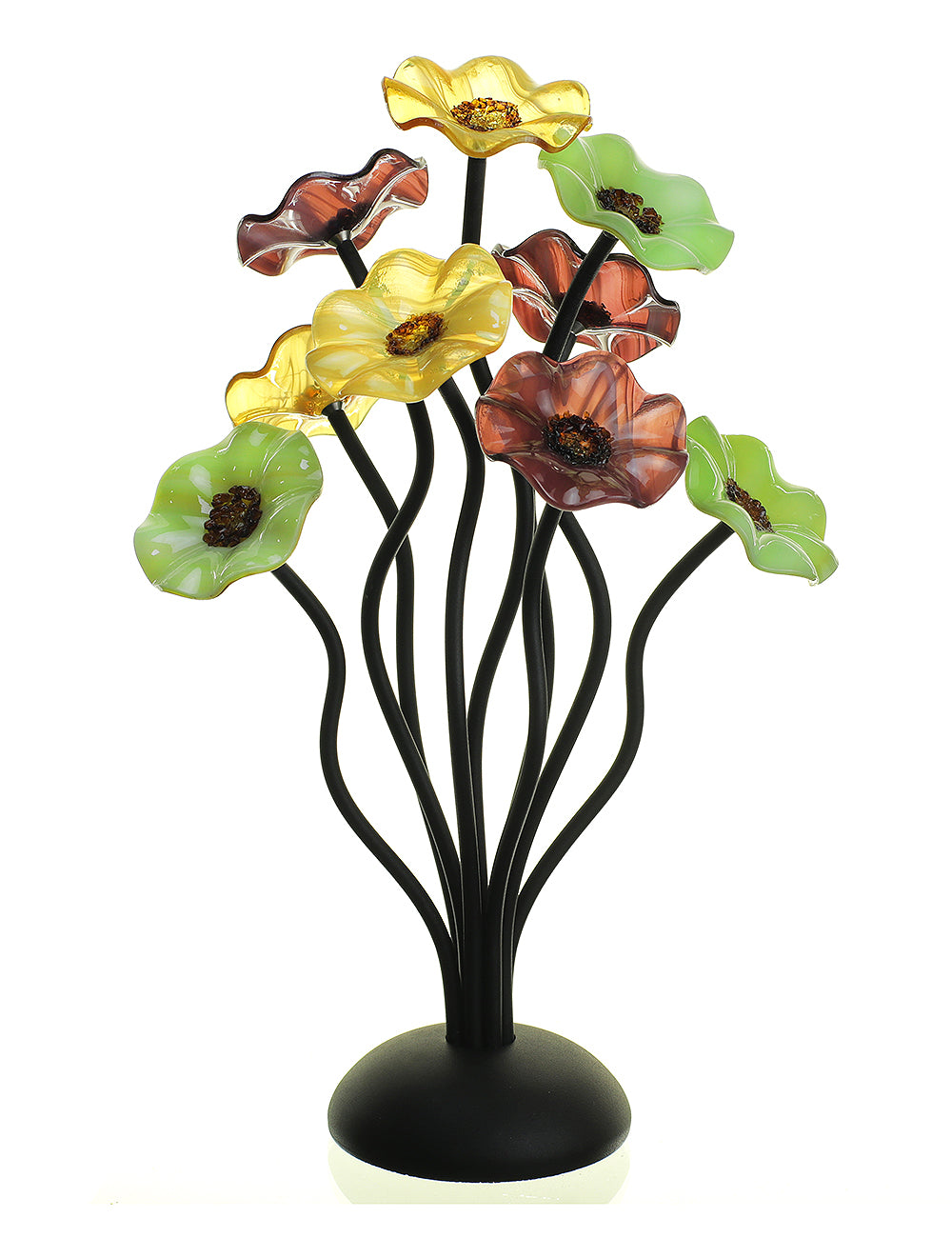 9 flower Aspen 182 - Glass Flowers by Scott Johnson