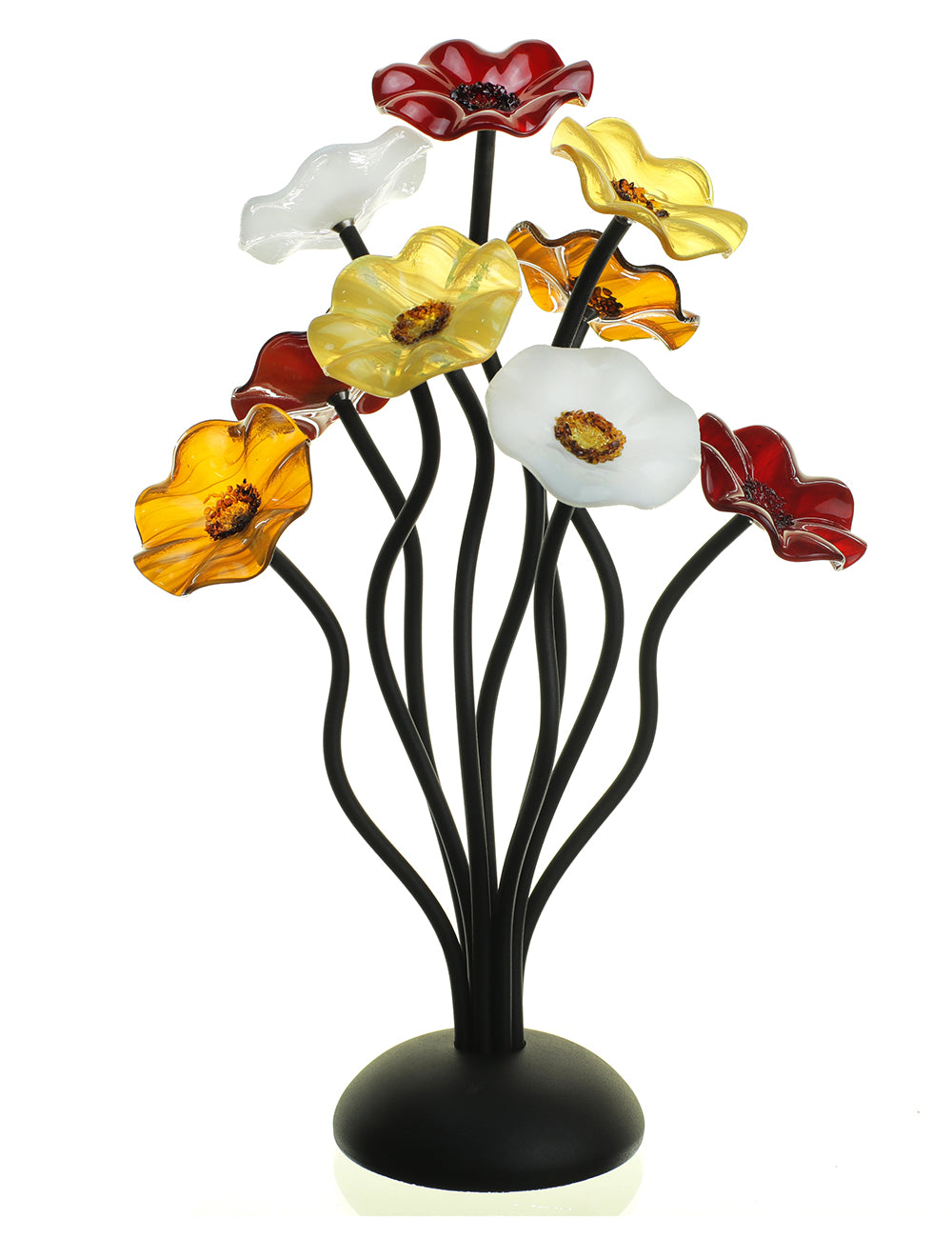 9 flower Marilyn - Glass Flowers by Scott Johnson