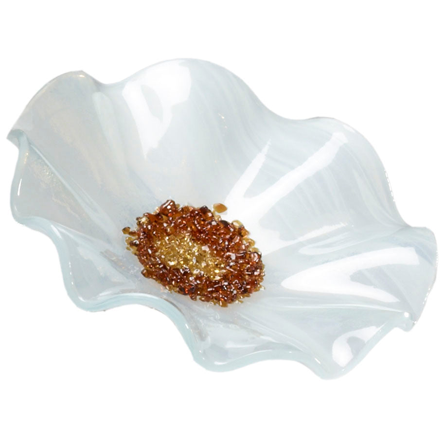 White Replacement Flower - Glass Flowers by Scott Johnson