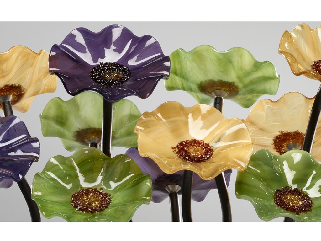 7 Flower Aspen 182 - Glass Flowers by Scott Johnson