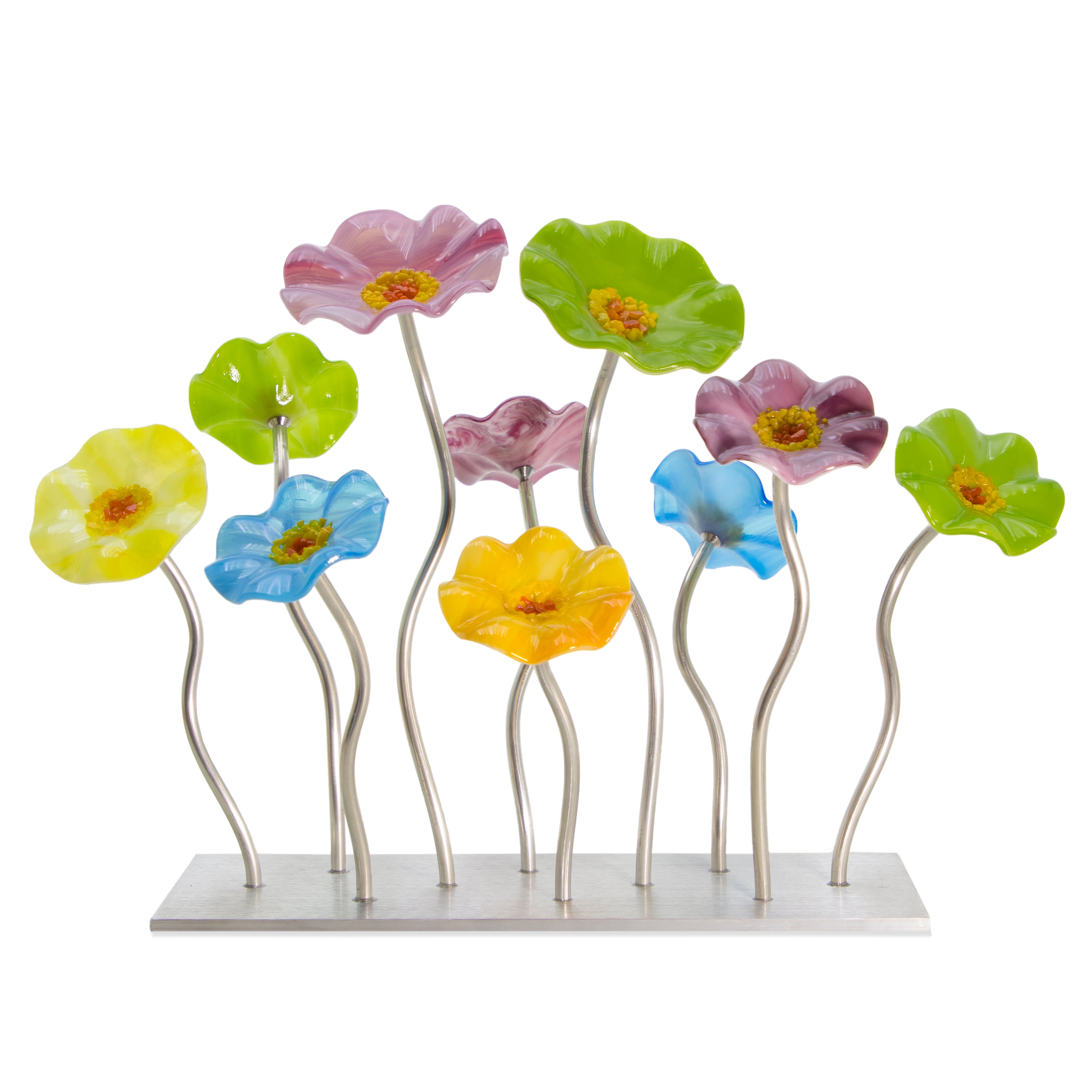 Garden 10 Pastel: A Vibrant Symphony of Handcrafted Glass Flowers