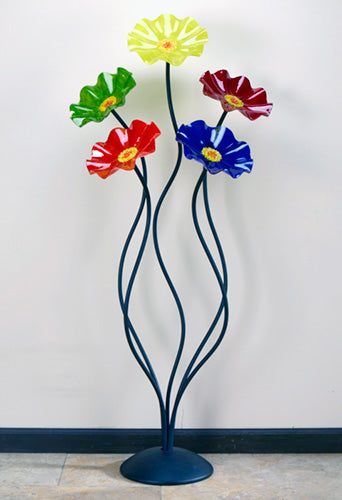 Jumbo 5 Flower – Glass Flowers by Scott Johnson