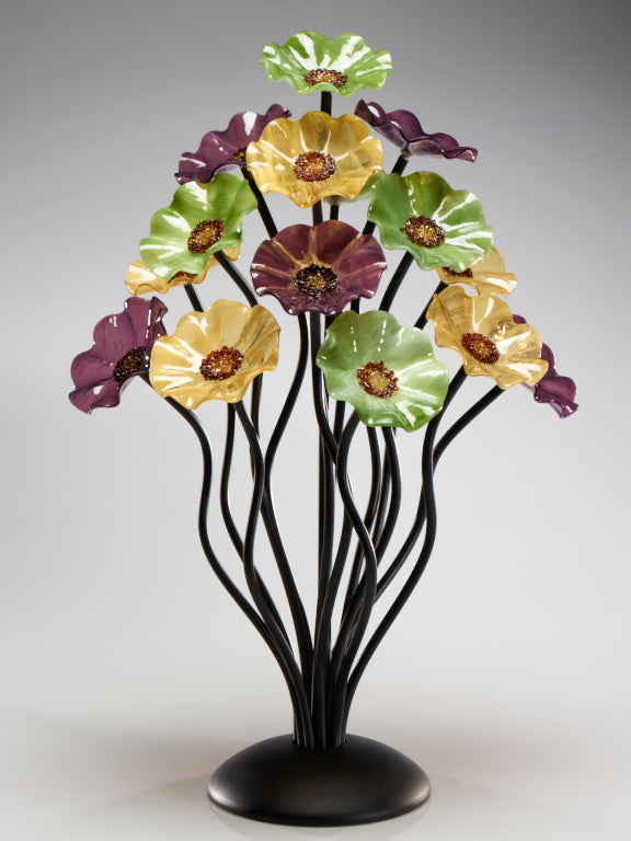 15 flower tree Aspen 182 - Glass Flowers by Scott Johnson