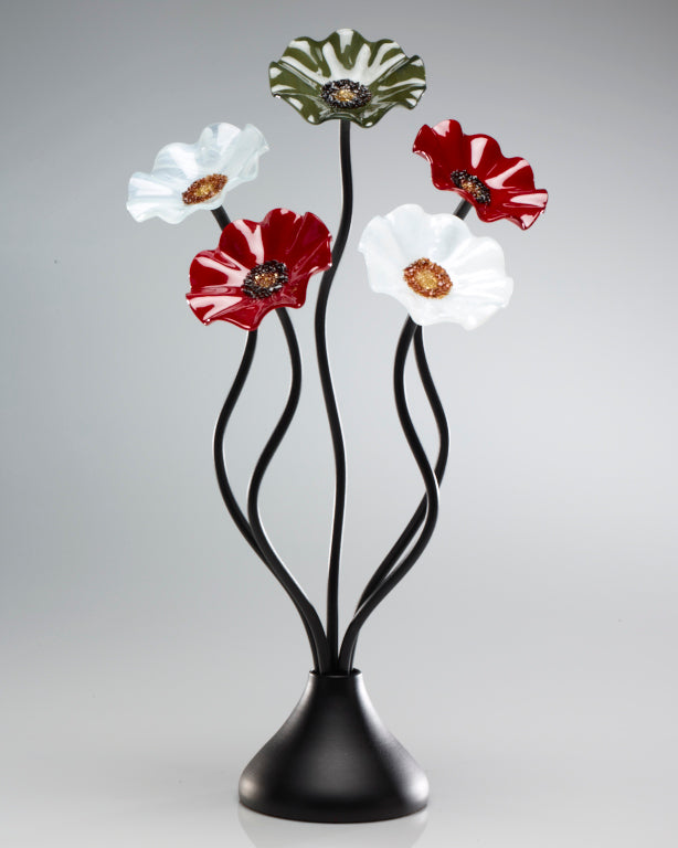 5 Flower holiday - Glass Flowers by Scott Johnson