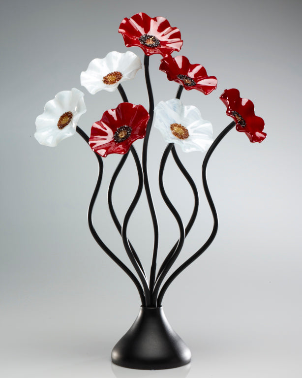 7 Flower Christmas - Glass Flowers by Scott Johnson