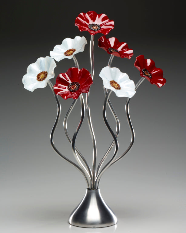 7 Flower Christmas - Glass Flowers by Scott Johnson