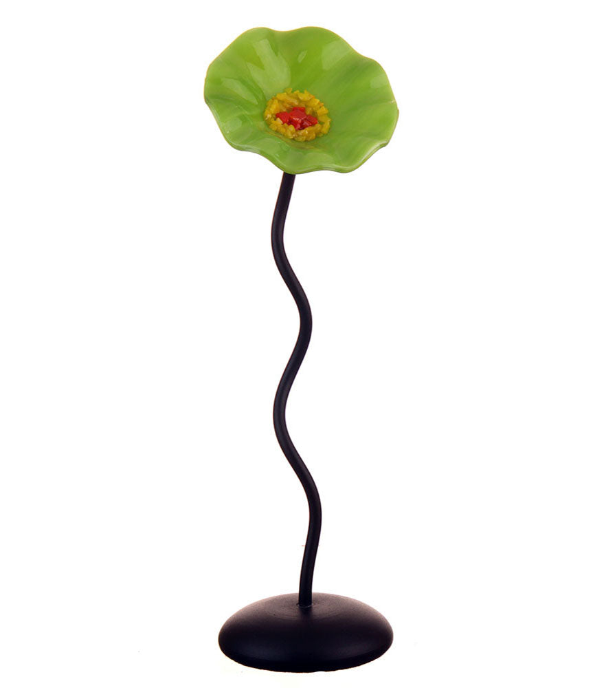 Single Stem - Lime - Glass Flowers by Scott Johnson