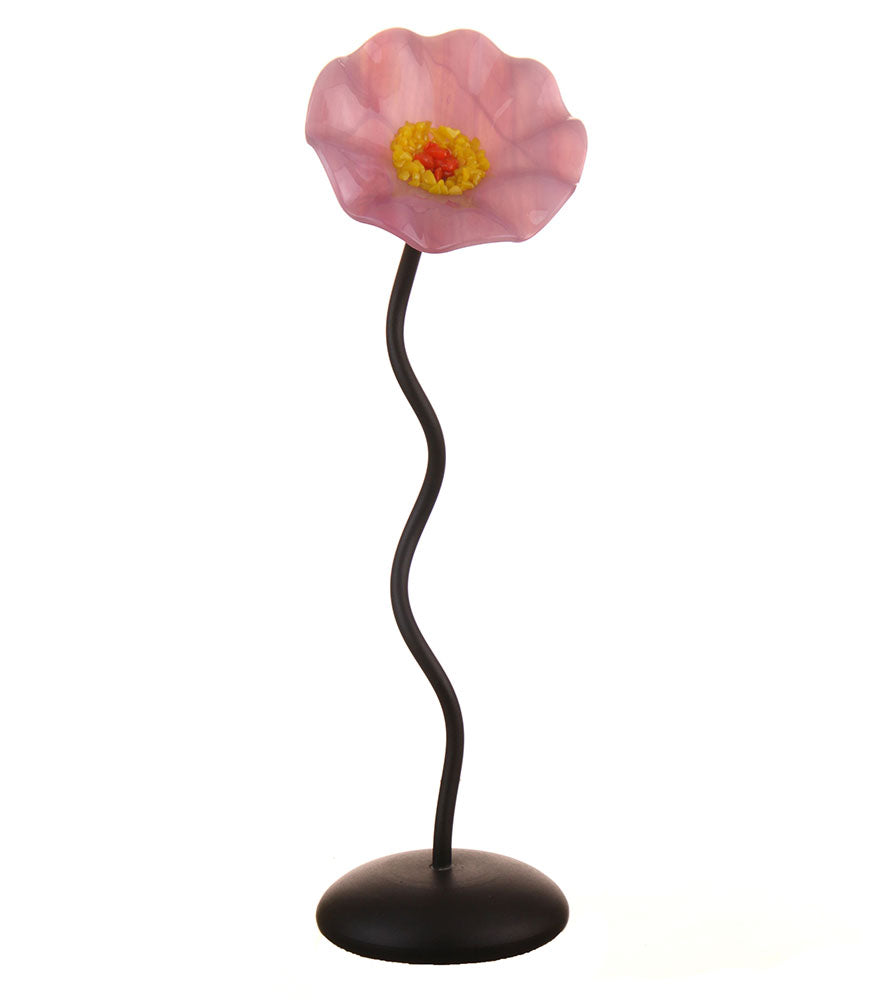 Single Stem - Pink - Glass Flowers by Scott Johnson