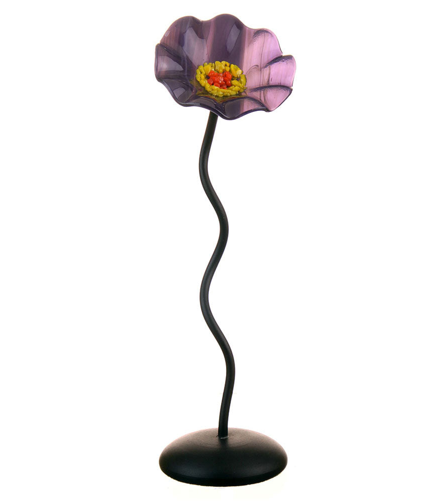 Single Stem - Purple - Glass Flowers by Scott Johnson