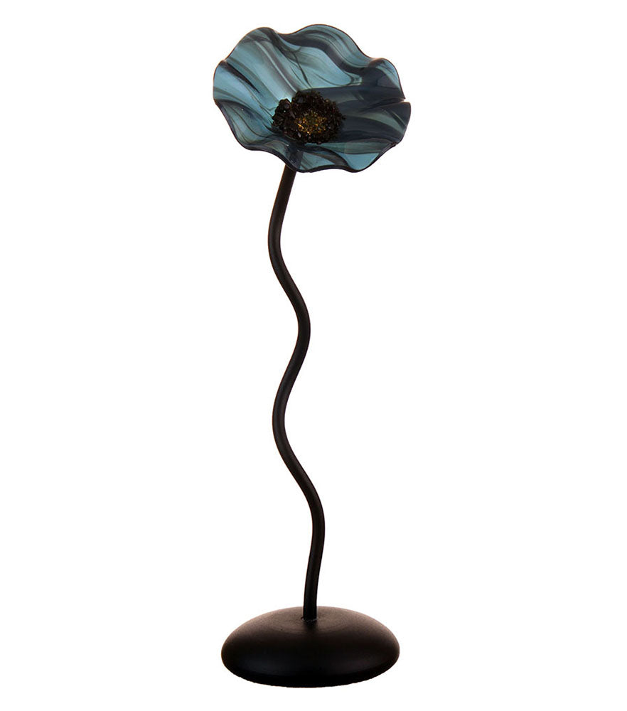 Single Stem - Steel BC - Glass Flowers by Scott Johnson