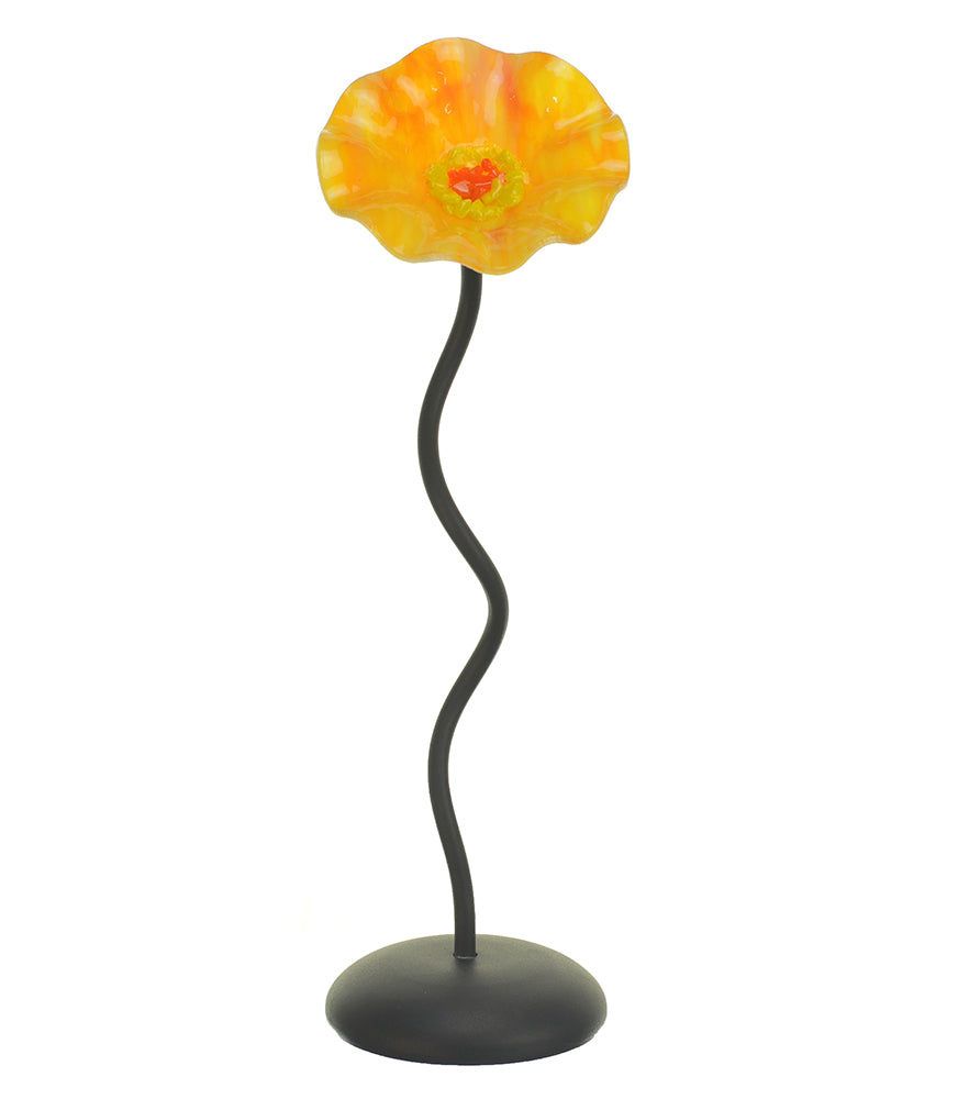 Single Stem - Sunrise - Glass Flowers by Scott Johnson