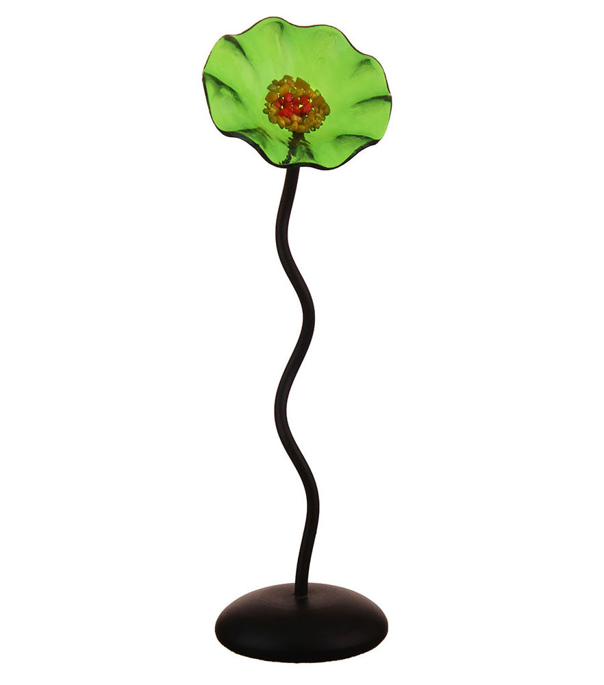 Single Stem - Trans Green - Glass Flowers by Scott Johnson