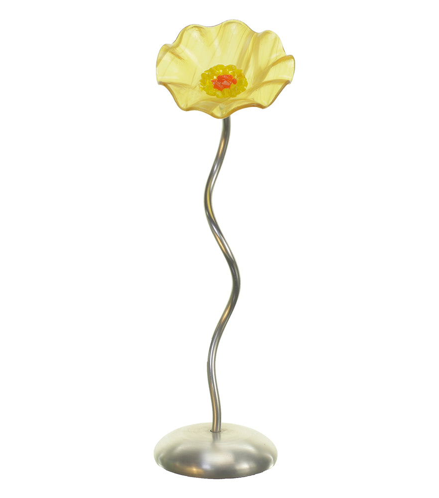 Single Stem - Butterscotch - Glass Flowers by Scott Johnson