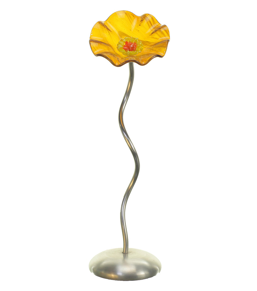 Single Stem - Caramel - Glass Flowers by Scott Johnson