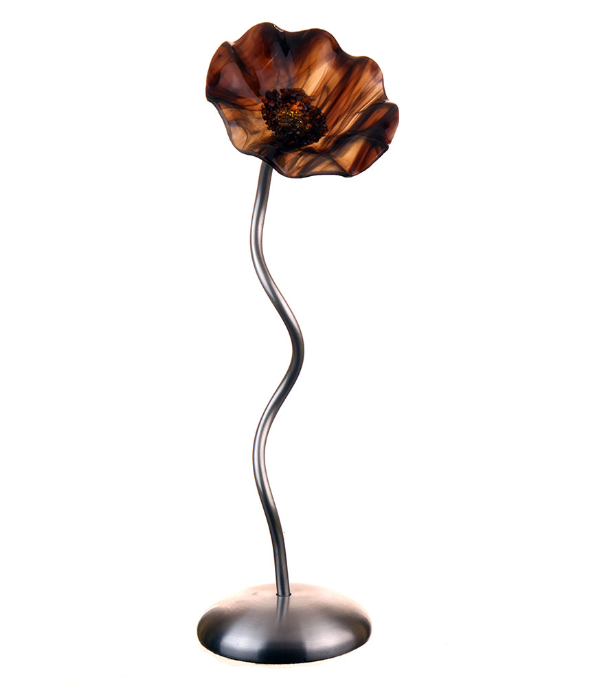 Single Stem - Snickers BC - Glass Flowers by Scott Johnson