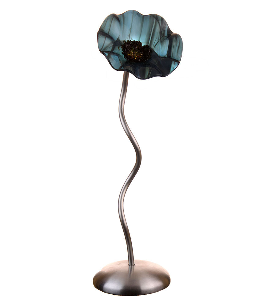 Single Stem - Steel BC - Glass Flowers by Scott Johnson