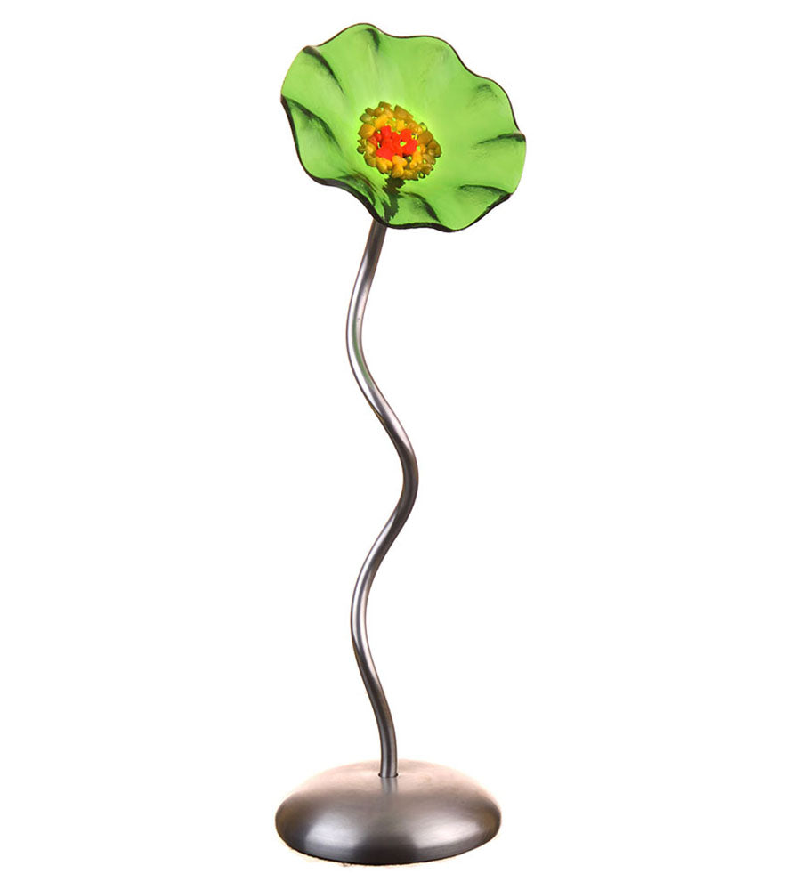 Single Stem - Trans Green - Glass Flowers by Scott Johnson