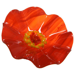 Orange Replacement Flower - Glass Flowers by Scott Johnson