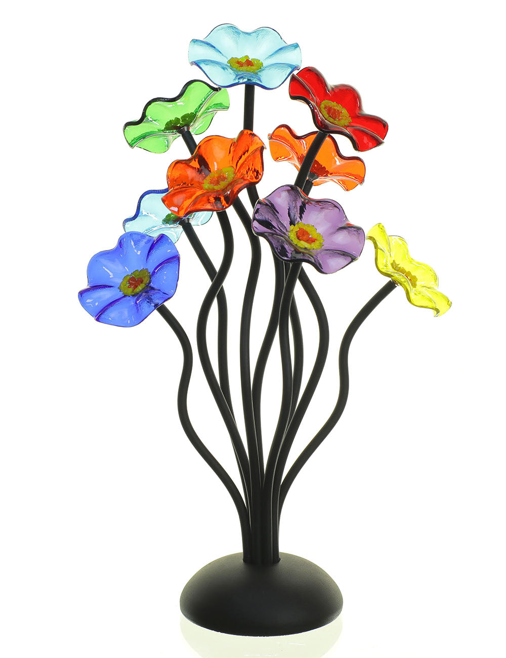 9 flower Prism - Glass Flowers by Scott Johnson