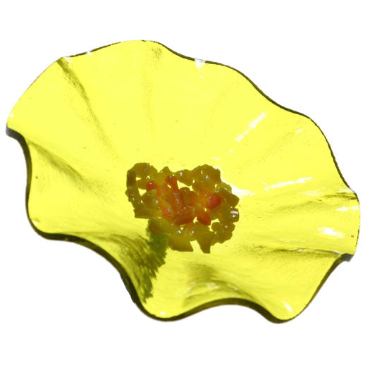 Trans Yellow Replacement Flower - Glass Flowers by Scott Johnson